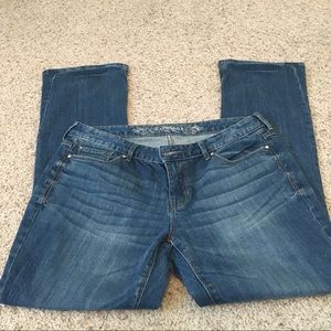 Express Barely Boot Jeans